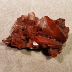 Quartz hématoïde - cristal pièce unique 3 - 2e chakra